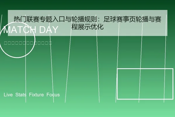热门联赛专题入口与轮播规则：足球赛事页轮播与赛程展示优化